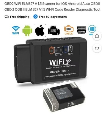 ELM327 OBD2 Wireless WIFI Car Diagnostic Tool OBD II Scanner for iOS Android
