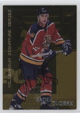 1999 ITG Be A Player Millennium Signature Series Gold Radek Dvorak #111 Auto 1q2