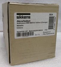 SIKKENS AUTOWAVE MM 888YA YELLOW (ORANGE) METALLIC 1L/1.06 US QUART #391157 2-PK