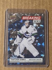 Upper Deck Breaking News #BN-20 Vancouver Canucks Thatcher Demko