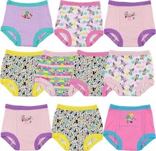 Disney Girls Minnie Mouse Potty Training Pants Starter Kit Stickers Size 4T