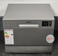 Comfee' CDWMT602EXD-UK, Mini Countertop Dishwasher, Silver, RRP £239