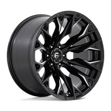 22x12 Fuel D803 Flame Gloss Black Milled Wheels 6x5.5 -44mm Set Of 4