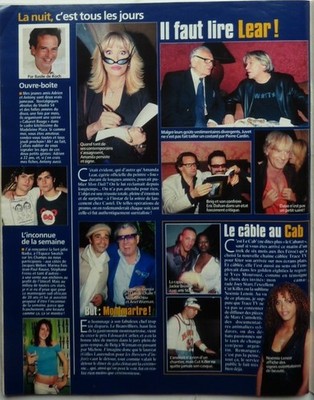 AMANDA LEAR_PATRICK JUVET = PRESSEAUSSCHNITT 1 SEITE 2004 / CLIPPING
