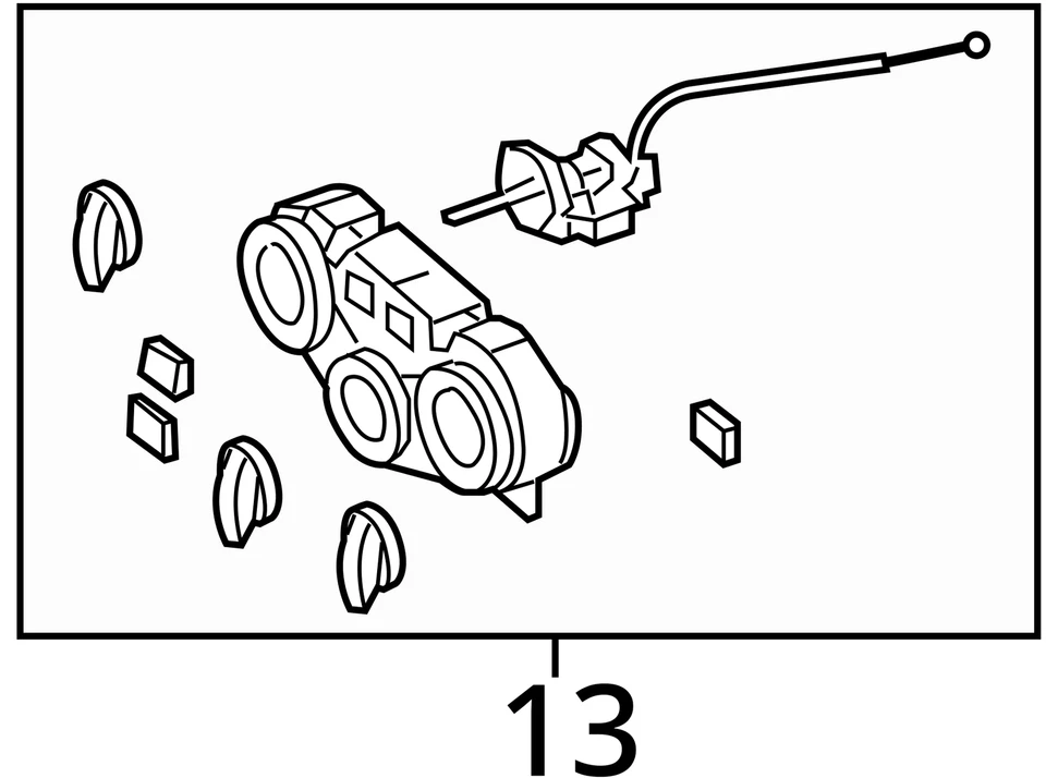 Controle climático aquecedor CA 2010-2011 Kia Rio 16847-41300 C1TMC - Imagem 4 de 4