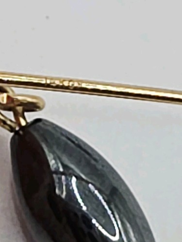 Beautiful Hematite Garnet Dangle Earrings With 14k Goldfill Hooks - Picture 5 of 7