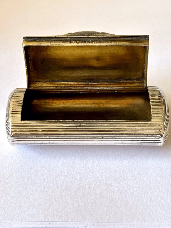 George III Silver Gilt Snuff Box Birmingham 1810 by John Shaw GEORGIAN - Image 4 of 4