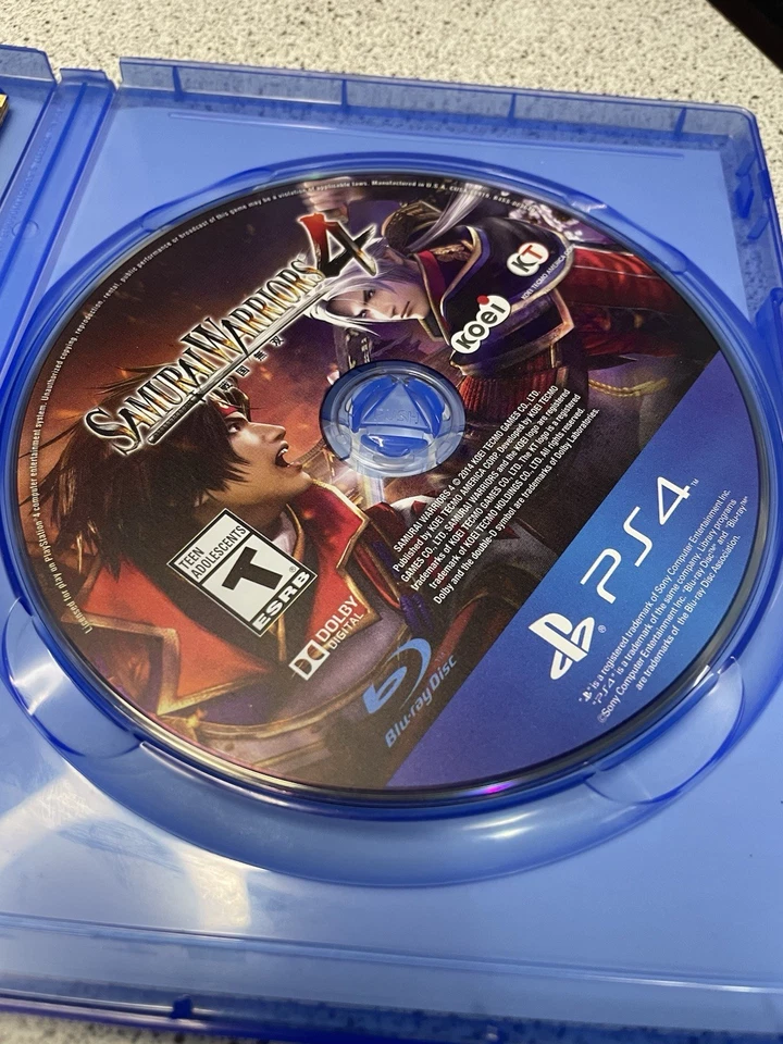 Samurai Warriors 4 (Sony PlayStation 4, 2014 PS4) CIB Complete TESTED - Image 4 of 4