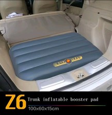 Foldable Car Trunk Booster Inflatable Mattress Portable Travel Bed 100x60x15cm