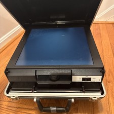 Vintage Amg  Portable Microfilm Reader Microfiche Viewer  Amg