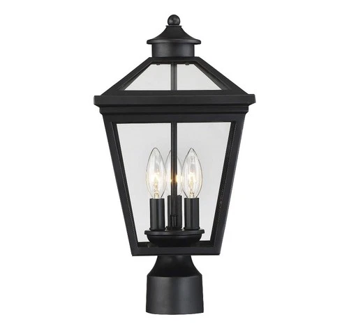Savoy House - 3 Light Outdoor Post Lantern-Modern Farmhouse Style with Rustic - Picture 1 of 4