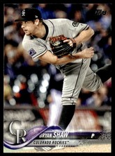 2018 Topps Bryan Shaw Colorado Rockies #363