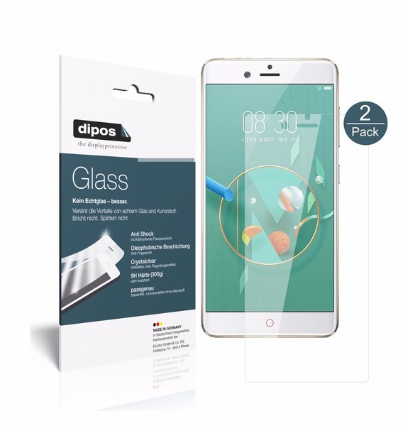 2X Schutzfolie FüR Zte Nubia Z17 Minis - Anti-Shock 9H Folie Dipos Glass-image