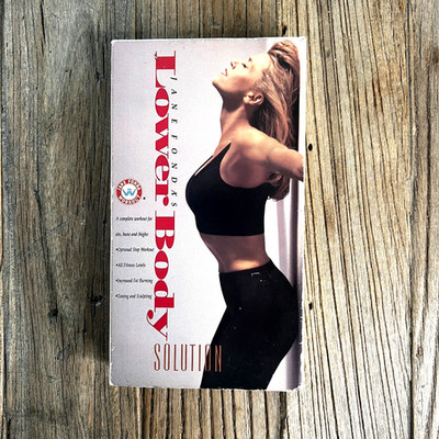 Jane Fonda Lower Body Solution VHS 1991 Warner Home Video Workout Tape