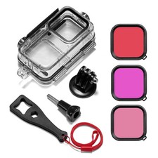 60m Waterproof Housing Kit Underwater Diving Protective for Shell for Action 2