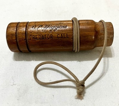 Vtg J.C. Higgins Wood Predator Call Sears Roebuck Hunting Game Call Lanyard