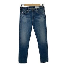 AG Adriano Goldschmied Prima Crop Jeans Womens 26 Blue Denim Cigarette Leg NEW