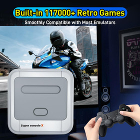 Retro Video Game Console Built in 117,000+ Games,Emulator Console Compatible wit