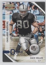 2010 Panini Gridiron Gear Platinum O's 5/25 Zach Miller #110 0c6