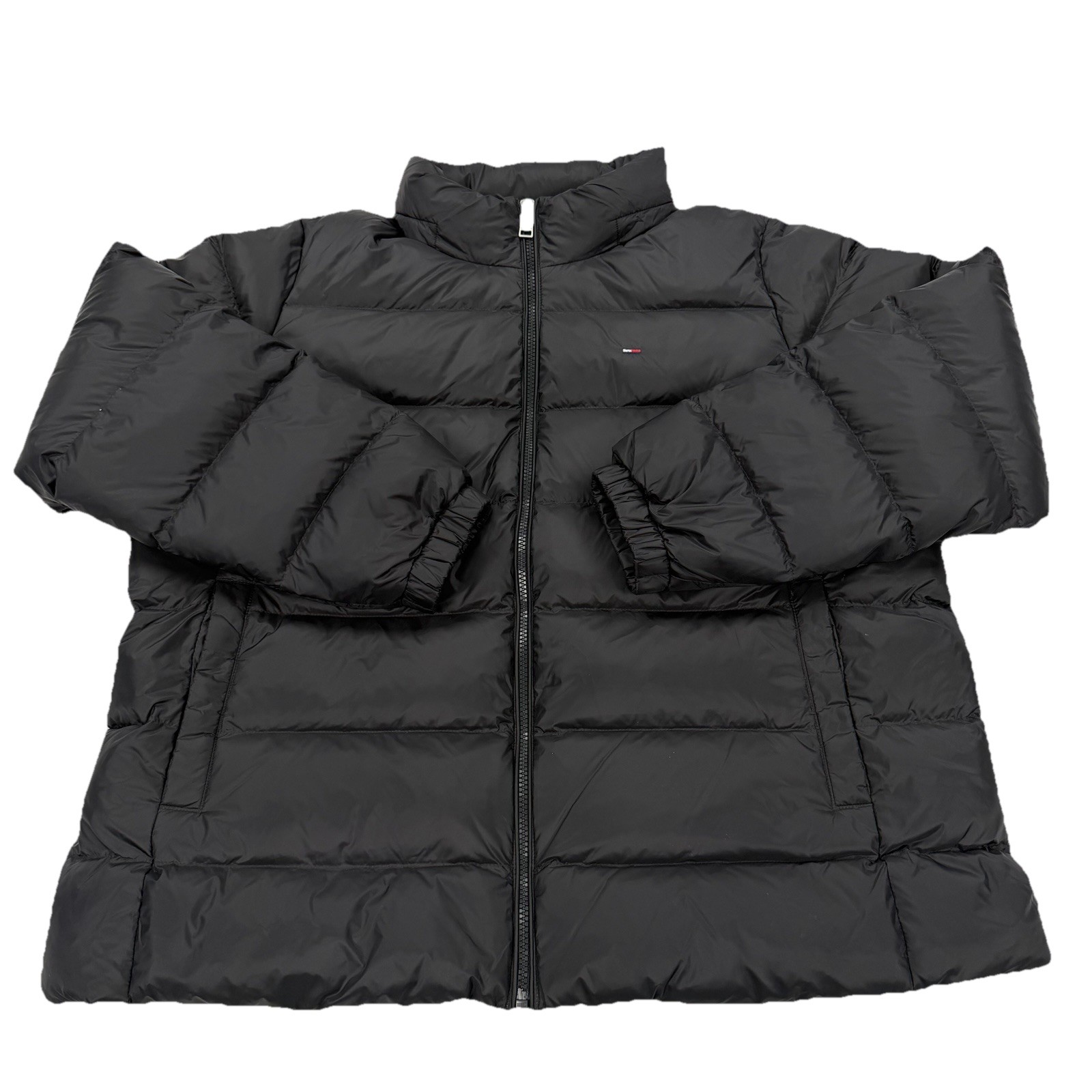 Tommy Jeans Women’s Essential Puffer Down Jacket Black Size UK 20 3XL New