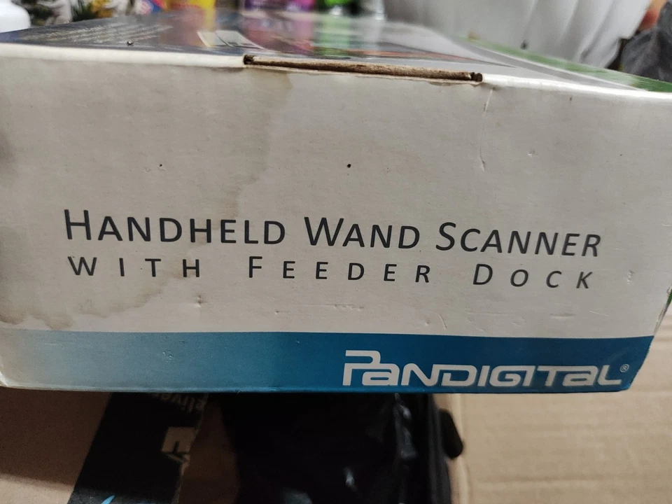 Pandigital Hand Held Wand Scanner With Feeder Dock  Red  - Image 4 of 4