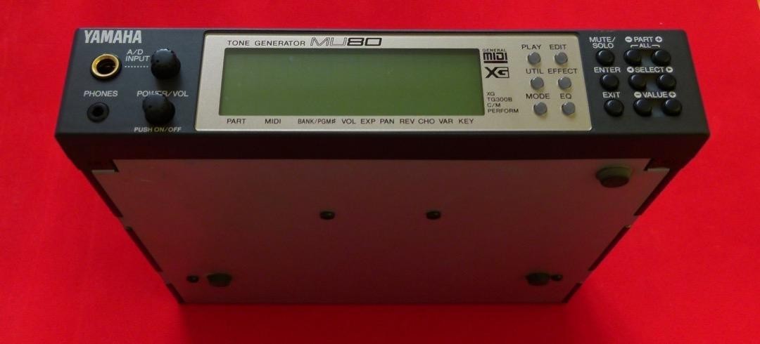 【美品】YAMAHA ヤマハ MU80 音源モジュール シンセサイザー Yamaha MU80 XG Tone Generator Module for sale online | eBay
