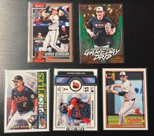 2026 Topps Series 1 - Gunnar Henderson Lot (5) Gold, Green Gameday Drip, Inserts