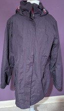 Ladies Regatta Hydrafort Coat in purple or plum - size 12 - spring