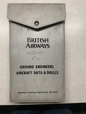 British Airways Ground Engineers Aircraft Data & Drills Tristar 1 & 200 L-1011