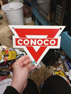 Porcelain Conoco Sign