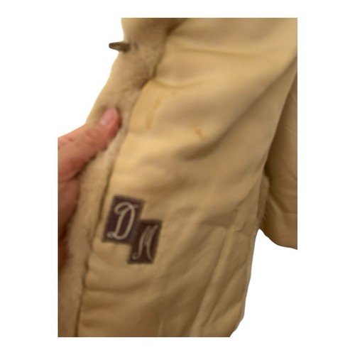 Lazarus Kolumbus Pelze natur hellbraun Nerz Royal Qualität Cape Poncho - Bild 9 von 13