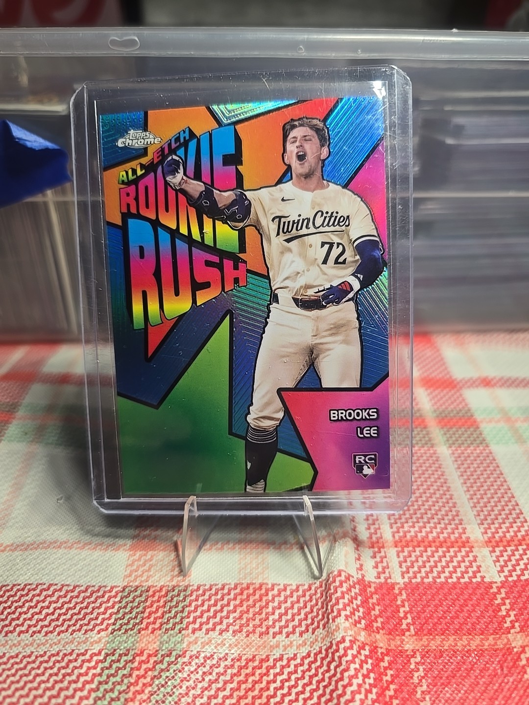 2025 Topps Chrome - Chrome All-Etch Rookie Rush #CERR-1 Brooks Lee