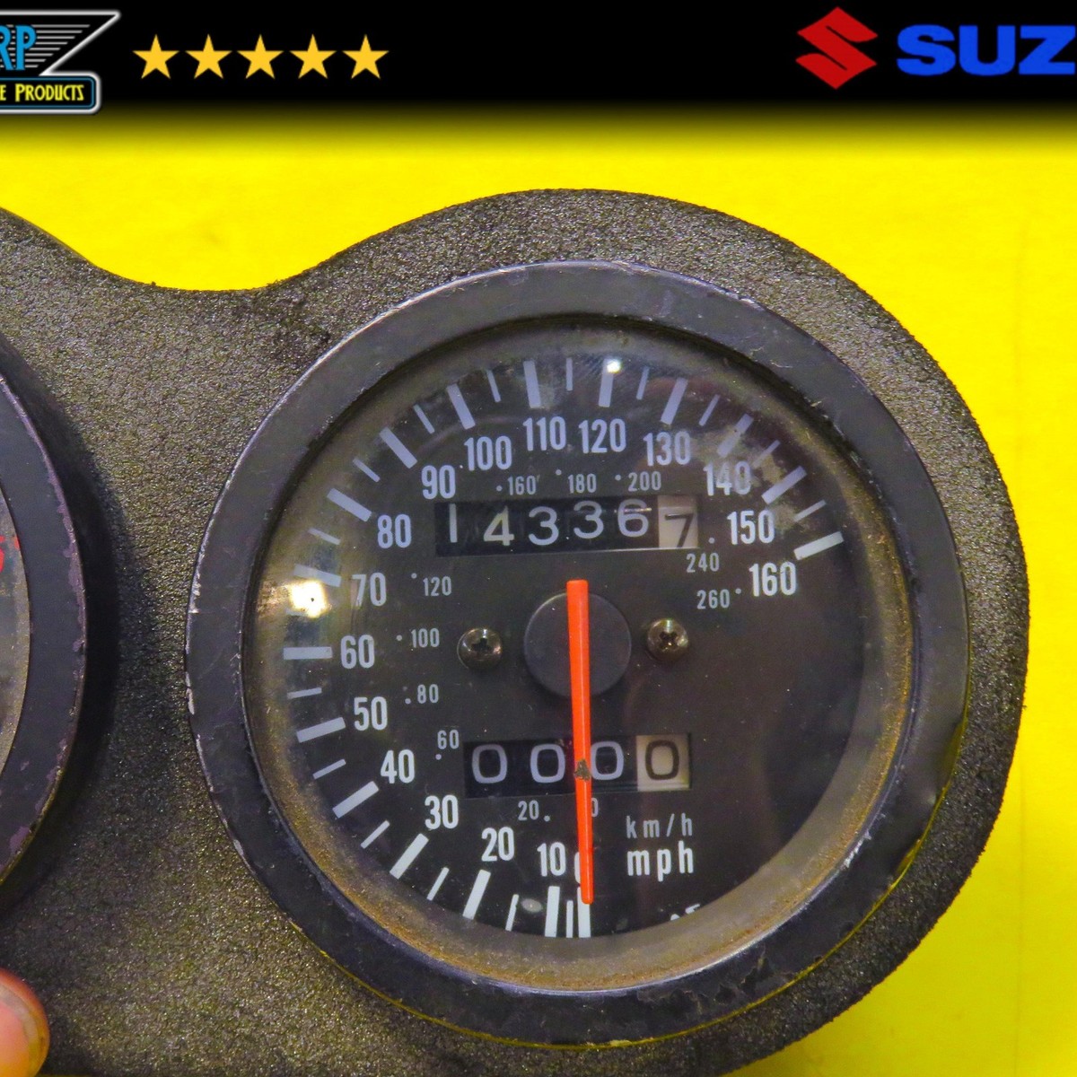 90 Suzuki GSXR 750 Gsxr750 OEM Speedometer Speedo Meter Gauge MPH