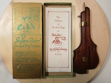 Vintage Ye Sufan Susan Burr Hooked Rug Machine In The Box With Care Use Pamphlet