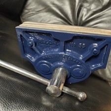 Record No 55 Wood Working Vice - 6.5” Jaws Including fixings. Refurbished 