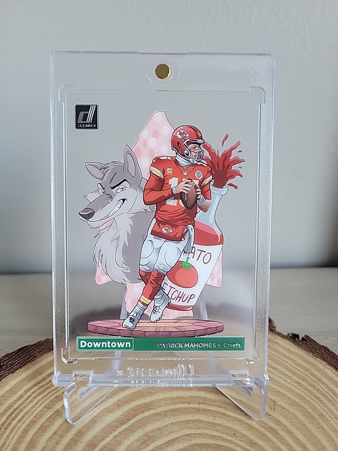 2023 Patrick Mahomes Donruss Clearly Downtown #25 Kansas City Chiefs