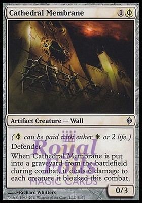 Cathedral Membrane 1x FOIL NPH MTG New Phyrexia Uncommon NM white