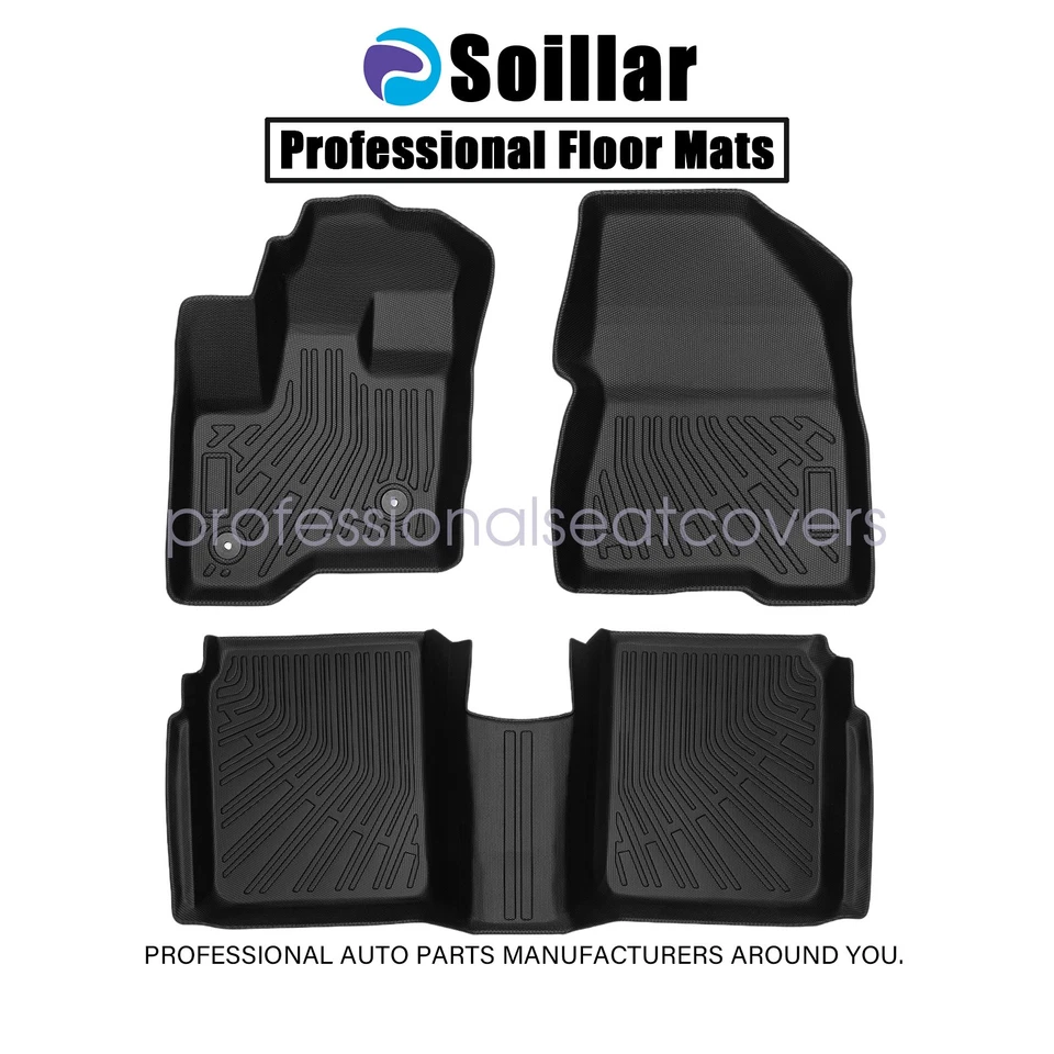 Juego de alfombrillas forro para Ford Flex TPE 2009-2019 3D primera y segunda fila para todo tipo de clima Foto 2 de 4