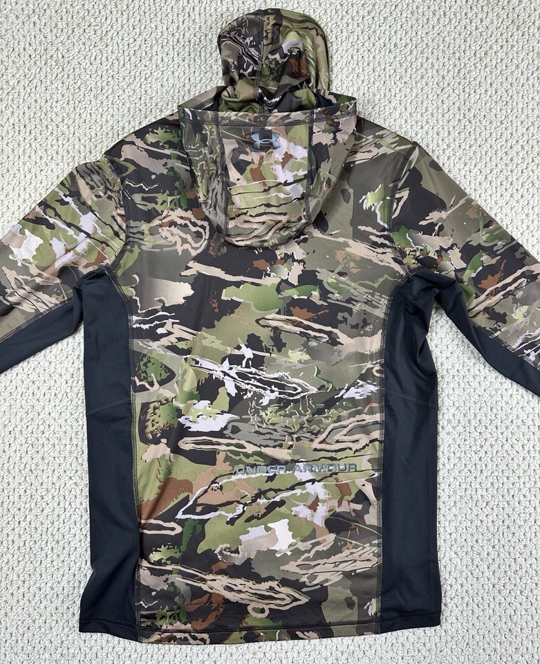 Under Armour Ridge Reaper Turkey Ninja Hunting Shirt Mens M Camo Loose Fit EUC - Image 2 of 4