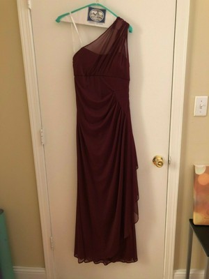 long mesh one shoulder illusion dress