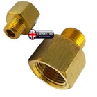 5/8 UNF Male to 5/8 UNF Female Reducer Oil Pressure Gauge Adapter Brass sump