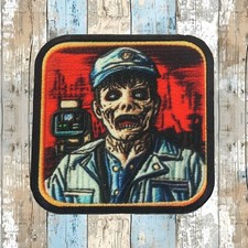 Halloween Horror Patch Iron-on Applique Decorative Badge Monster Spooky Movie