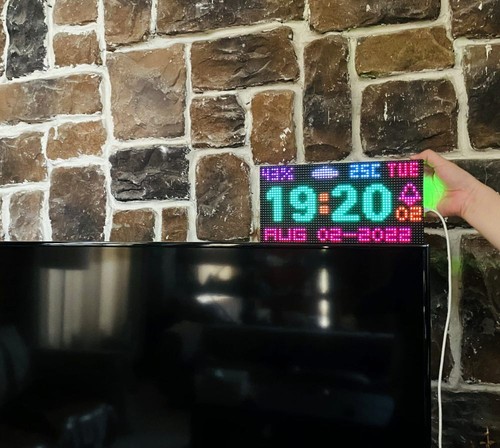 Cool Digital Clock Wanduhr dekorative Uhr Electronic DIY LED uhr Cool schmücken - Picture 6 of 10