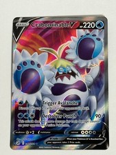 Crabominable V (Full Art) 248/264 Swsh08: Fusion Strike Holo Pokemon TCG!