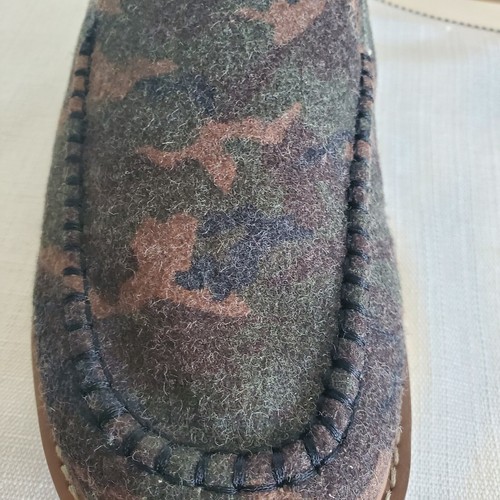 NWOB MENS 10 WOODLAND CAMO SANUK COZY VIBE LOW SM SLIP-ON LOAFERS 1134718 - Picture 3 of 5