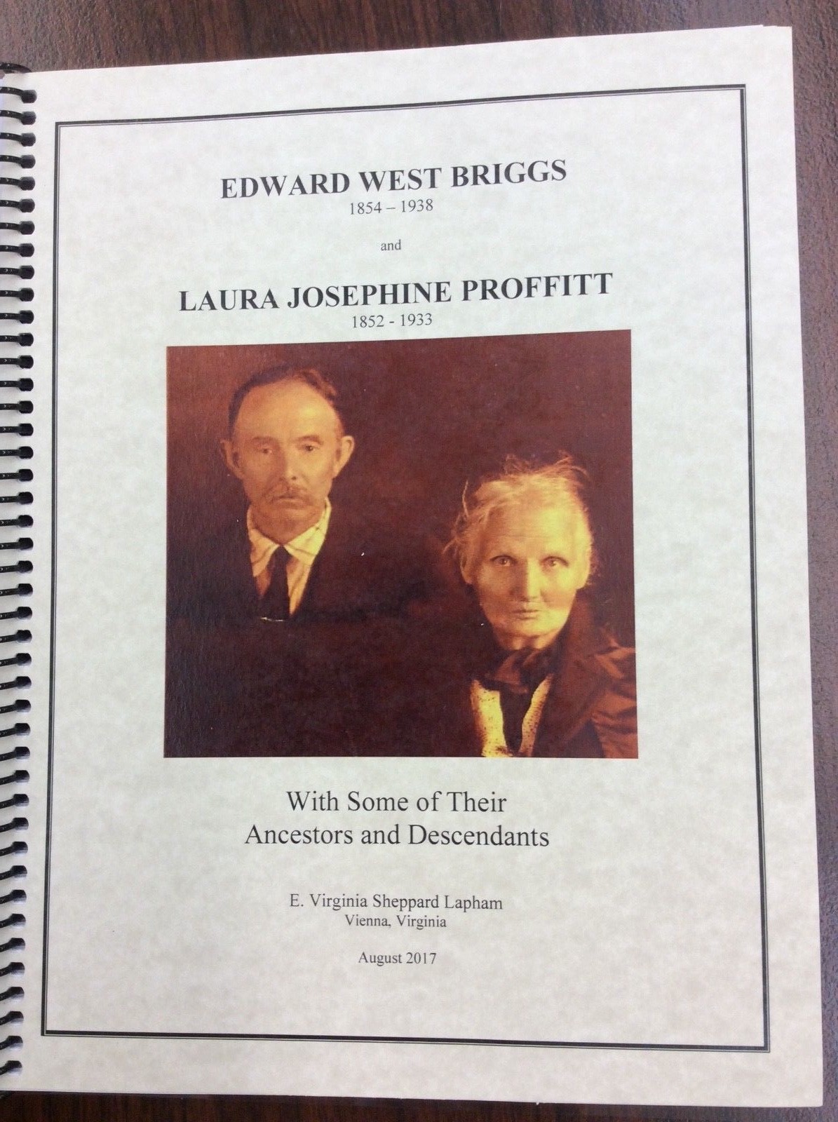 Edward West Briggs 854-1938 and Laura Josephine Proffitt 1852-1933 | eBay