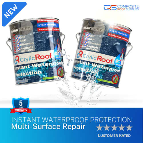 Acrylic roof paint CrylicRoof Black 5kg eBay