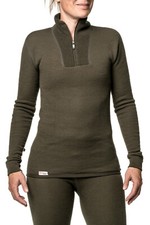 Woolpower Turtleneck Jagd Rolli Merino 200 mit RV pine green langarm