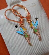NEW 14K Gold Fill Tinker Bell Earrings Kids Little Teen Girl Child / CARTOON