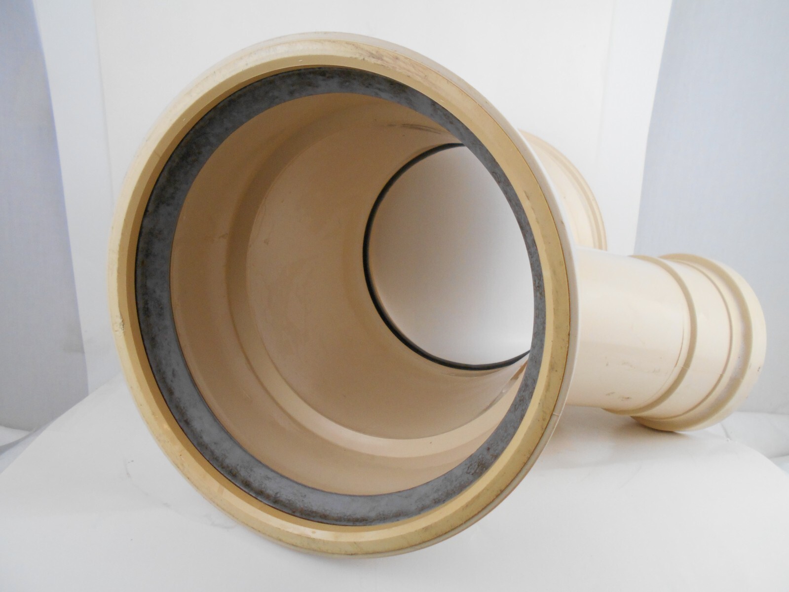 8" x 8" x 4" PVC Wye Y Sewer SDR26 Gasketed Pipe Fitting D3034 F1336